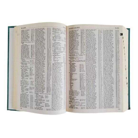 The Three In One Bible Reference Companion Hardcover Thumb Index 1982 - Picture 8 of 12